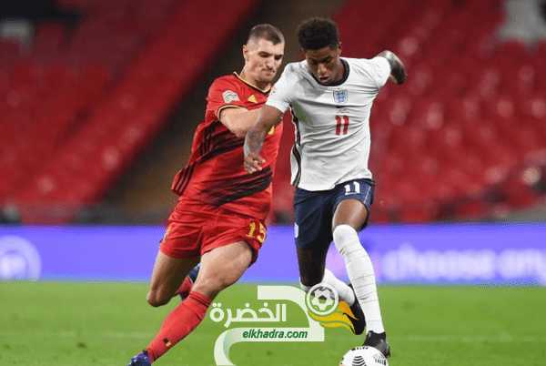 المنتخب الإنجليزي يفوز على بلجيكيا في دوري الأمم الأوروبية