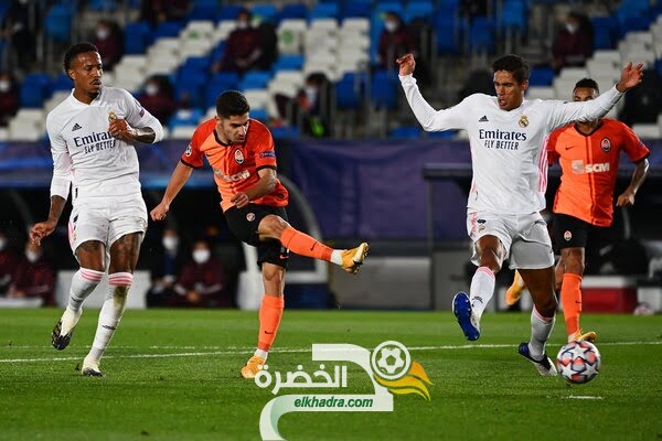 ريال مدريد يسقط أمام ضيفه شاختار بدوري الابطال