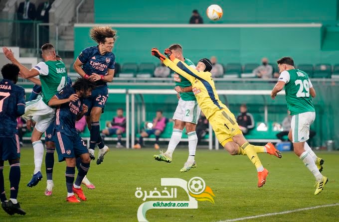 آرسنال يحقق فوزا صعبا 2-1 على مضيفه رابيد فيينا في الدوري الأوروبي 4