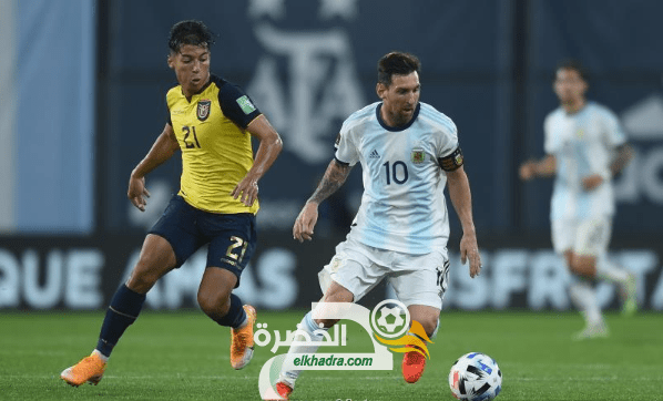 الأرجنتين تفوز على الإكوادور في تصفيات كأس العالم لكرة القدم 2022