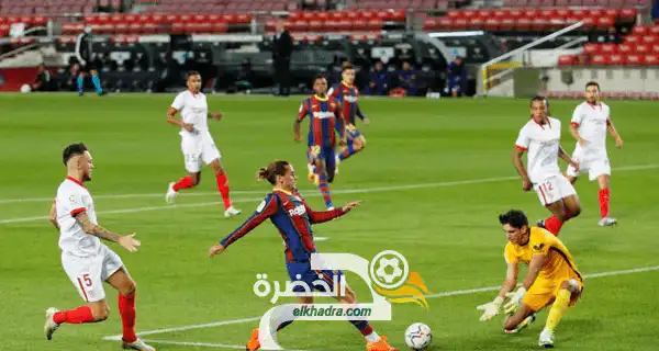 برشلونة يتعادل مع إشبيلية بهدف لمثله