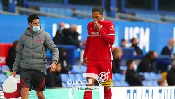 ليفربول يعلن اصابة فان دايك بقطع في الرباط الصليبي