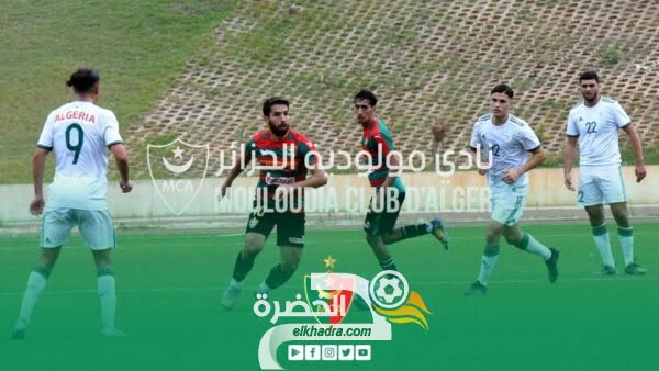 المنتخب الوطني أقل من 20 سنة يتعادل مع مولودية الجزائر وديا