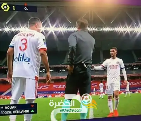 المشاركة الأولى للجزائري جمال بلعمري مع فريقه الجديد ليون