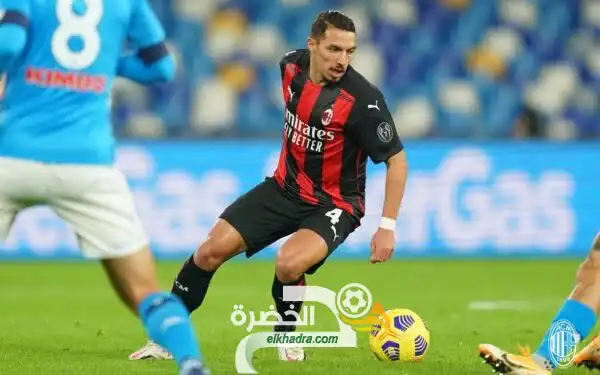 بن ناصر ممرر حاسم ويقود الميلان للفوز على نابولي وتصدر الكالتشيو