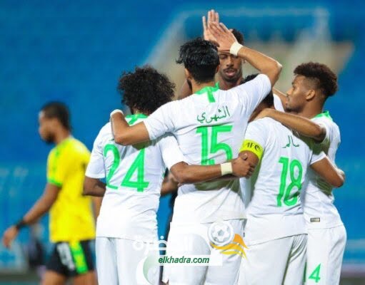 المنتخب السعودي يفوز على ضيفه الجامايكي بثلاثية وديا 16