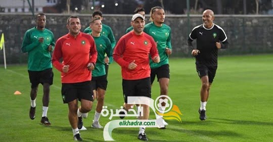 المنتخب المغربي يجري ثاني حصة تدريبية تأهبا لمواجهة أفريقيا الوسطى