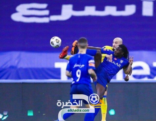 الدوري السعودي : الهلال يحسم ديربي الرياض أمام النصر بهدفين دون مقابل 1