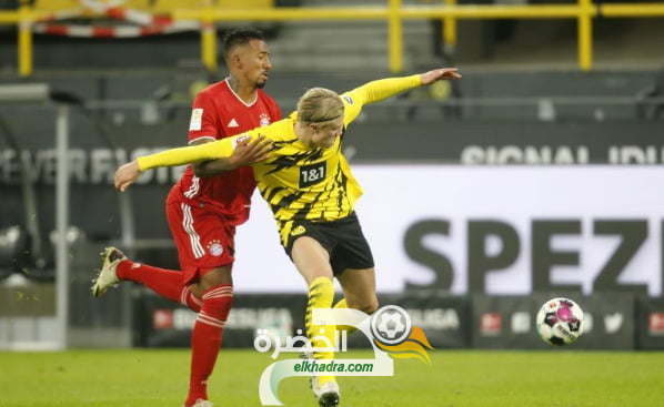 بايرن ميونخ يفوز على مضيفه بوروسيا دورتموند 3-2 في كلاسيكو ألمانيا