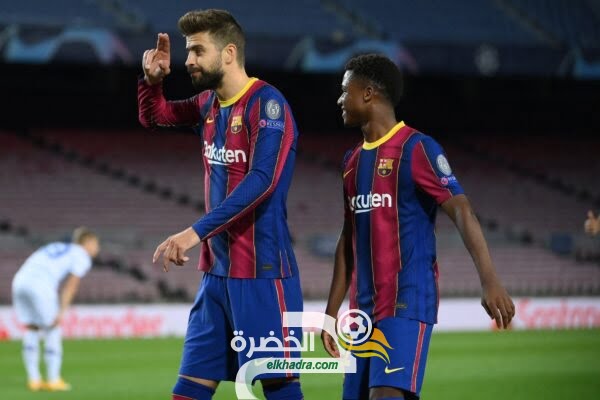 برشلونة يفوز على ديناموكييف بصعوبة بدوري الابطال 1