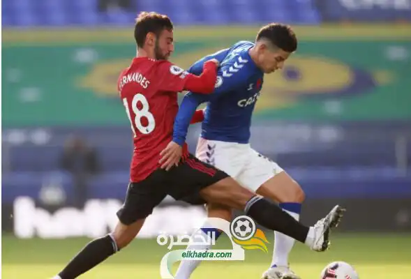 مانشستر يونايتد يفوز على مضيفه إيفرتون بثلاثية