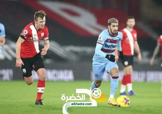 بن رحمة بديل في تعادل وست هام يونايتد وساوثهامبتون سلبياً