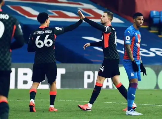 ليفربول يسحق مضيفه كريستال بالاس بسباعية