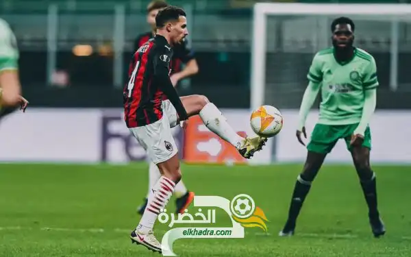بمشاركة بن ناصر .. ميلان يفوز على سيلتيك ويتأهل لدور الـ32 بالدوري الأوروبي