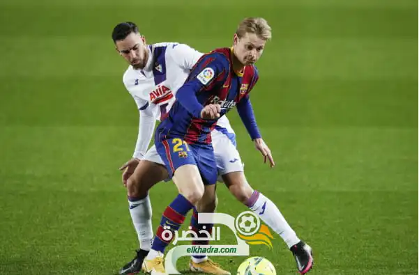 برشلونة يتعادل أمام إيبار في الجولة 16 من الليجا