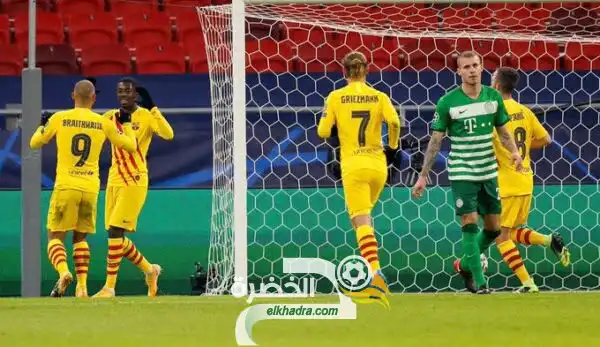 دوري أبطال أوروبا : برشلونة يفوز على فرينكفاروزي المجري بثلاثية