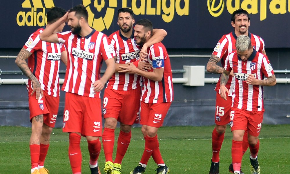 أتلتيكو مدريد يفوز على قادش وينفرد بصدارة الليجا 27 أتلتيكو مدريد يفوز على قادش وينفرد بصدارة الليجا 27