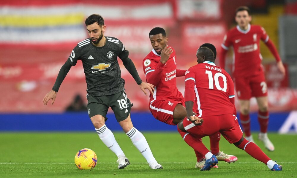 قمة الدوري الإنكليزي الممتاز بين ليفربول وضيفه مانشستر يونايتد تنتهي بالتعادل 25 قمة الدوري الإنكليزي الممتاز بين ليفربول وضيفه مانشستر يونايتد تنتهي بالتعادل 25