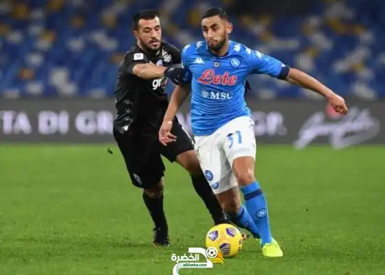 غولام يلعب 93 دقيقة في تأهل نابولي لدور الثمانية في كأس إيطاليا