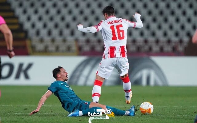 بن ناصر يصاب .. الروسونيري يهدر فرصة الفوز امام النجم الأحمر الصربي