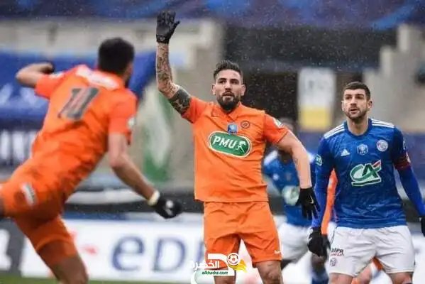 أندي دولور هداف ويقود مونبوليي إلى الدور القادم من كأس فرنسا