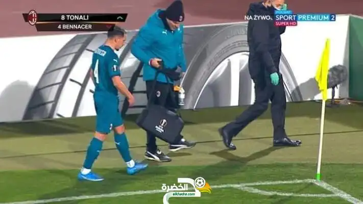 إصابة عضلية جديدة للاعب الدولي الجزائري إسماعيل بن ناصر