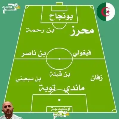 الجزائر بوتسوانا: التشكيلة المتوقعة للمنتخب الجزائري