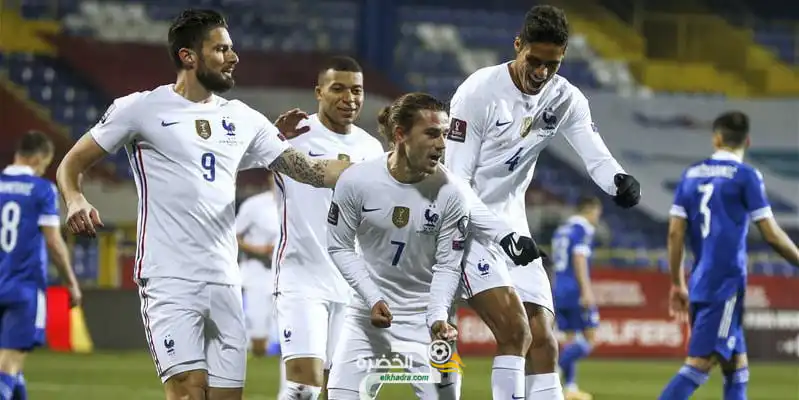منتخب فرنسا يفوز أمام منتخب البوسنة والهرسك ضمن تصفيات كأس العالم قطر 2022