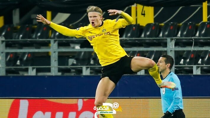 أيرلينغ هولاند يقود بوروسيا دورتموند إلى ربع نهائي دوري أبطال أوروبا