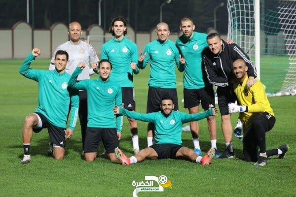 المنتخب الوطني : صور آخر حصة تدريبية قبل مواجهة بوتسوانا