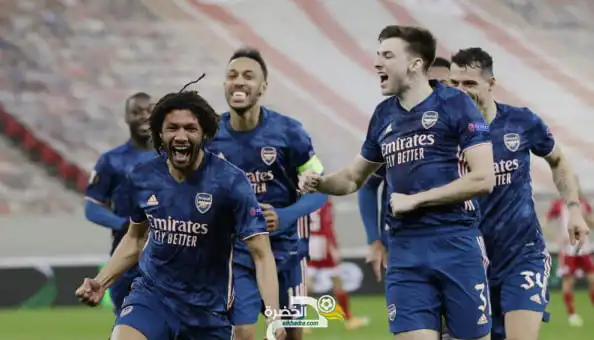 آرسنال يقترب من ربع نهائي الدوري الأوروبي بالفوز على أولمبياكوس بثلاثية