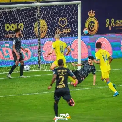النصر يتألق ويمتع ويكسب ضيفه الباطن بسباعية تاريخية