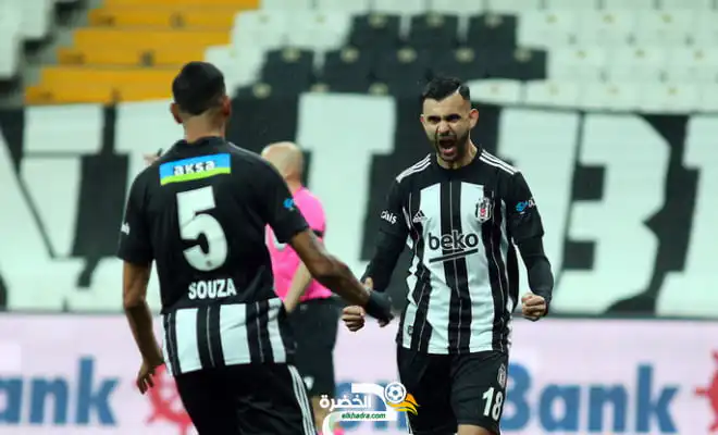 غزال هداف ويقود بشكتاش لتعزيز صدارته للدوري التركي بفوزه على قيصري سبور