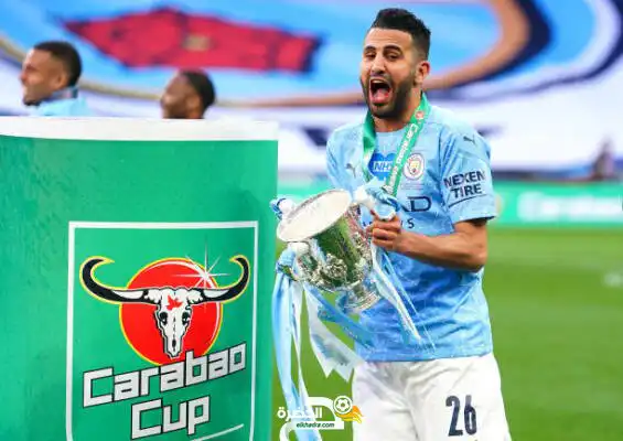 رياض محرز يقود مانشستر سيتي للفوز بكأس الرابطة الانجليزية