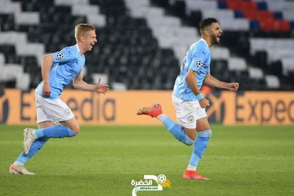 شاهد فيديو هدف محرز العالمي ضد باريس سان جيرمان اليوم