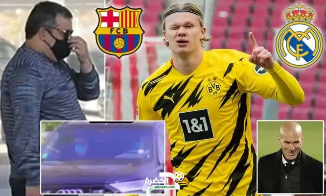 رايولا وكيل أعمال هالاند يجتمع بلابورتا وبيريز