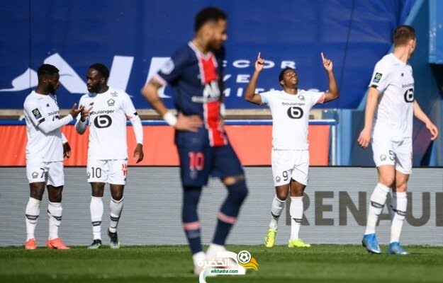 ليل يحسم قمة الدوري الفرنسي بفوزه على مضيفه باريس سان جيرمان