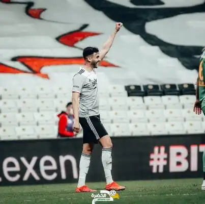 غزال هداف ويقود بشكتاش لتعزيز صدارة ترتيب الدوري التركي