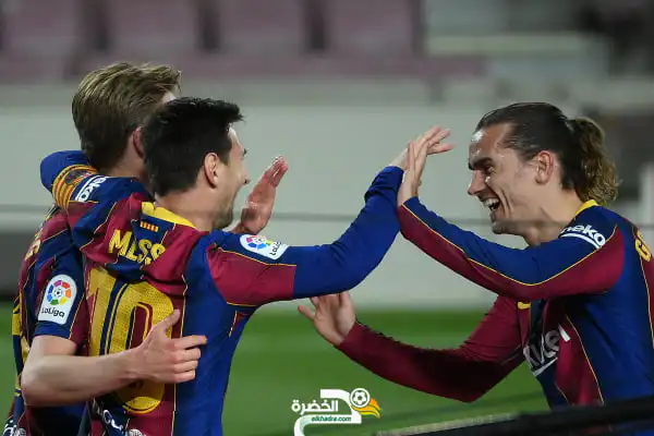 ميسي يقود برشلونة للفوز على ضيفه خيتافي بخماسية