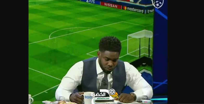 فرحة ميكا ريتشاردز لاعب مانشستر سيتي السابق بهدف رياض محرز