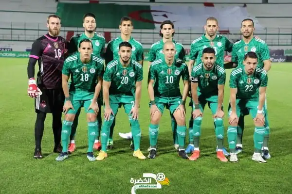 تشكيلة المنتخب الوطني اليوم أمام تونس