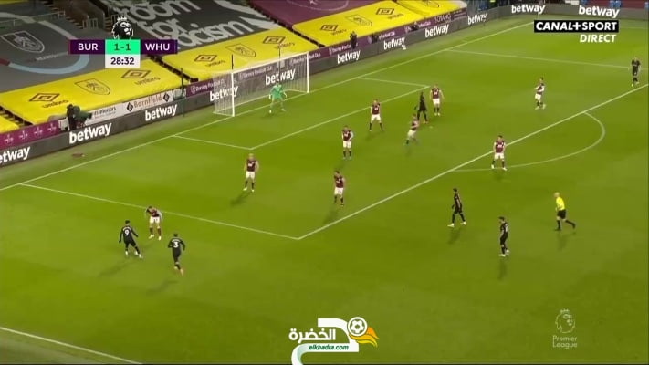 شاهد فيديو أسيست بن رحمة ضد بيرنلي اليوم