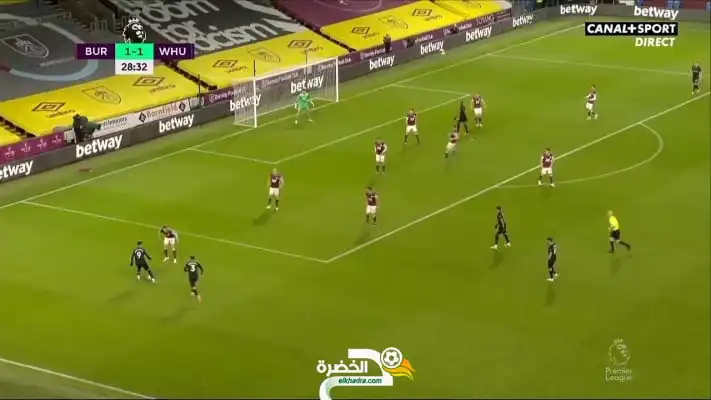 شاهد فيديو أسيست بن رحمة ضد بيرنلي اليوم