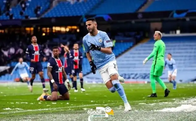 شاهد بالفيديو هدف محرز الاول ضد باريس سان جيرمان