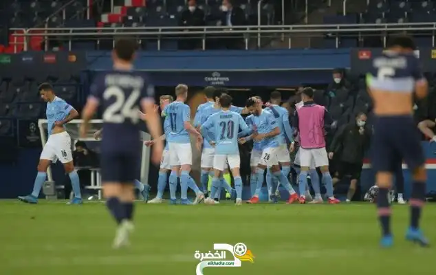 محرز يقود هجوم مانشستر سيتي لمواجهة باريس سان جيرمان