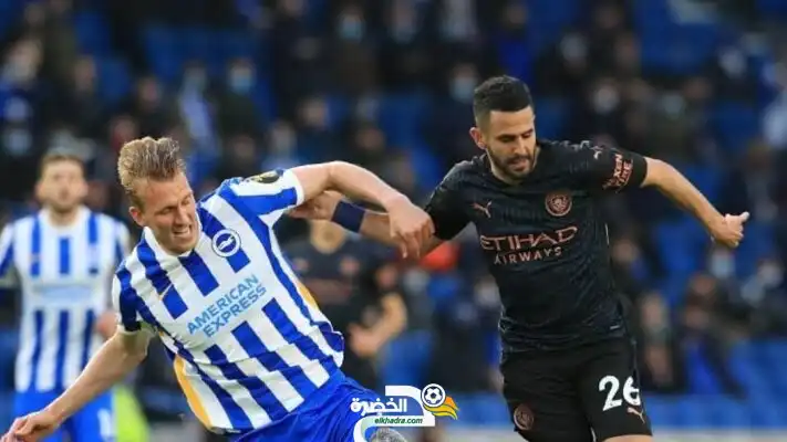 بمشاركة محرز .. مانشستر سيتي يسقط امام برايتون 3-2