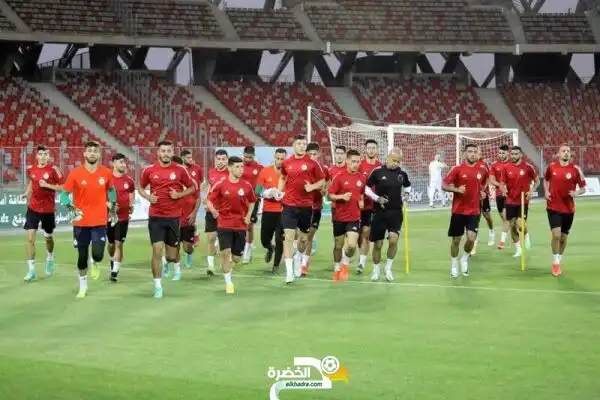 بالصور .. آخر حصة تدريبية للمنتخب الوطني المحلي قبل المباراة الودية أمام ليبيريا