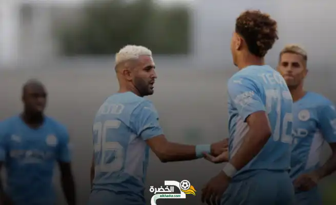 محرز هداف ويقود مانشستر سيتي للفوز على بريستون ودياً