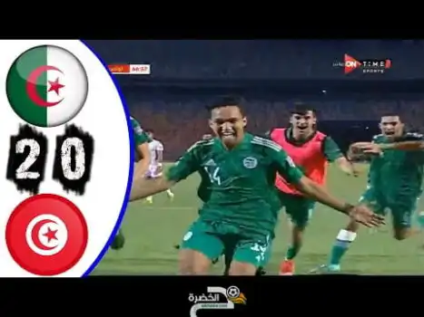 ملخص مباراة الجزائر وتونس 2-0 – تأهل الخضر للنهائي كأس العرب