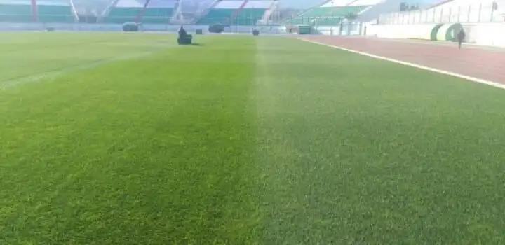 Mustapha Tchaker Stadium شاهد اخر الصور لارضية ملعب مصطفى تشاكر